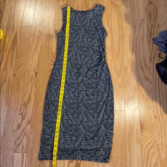 Loft Palm Sleeveless Side Shirred Dress - Picture 10 of 11